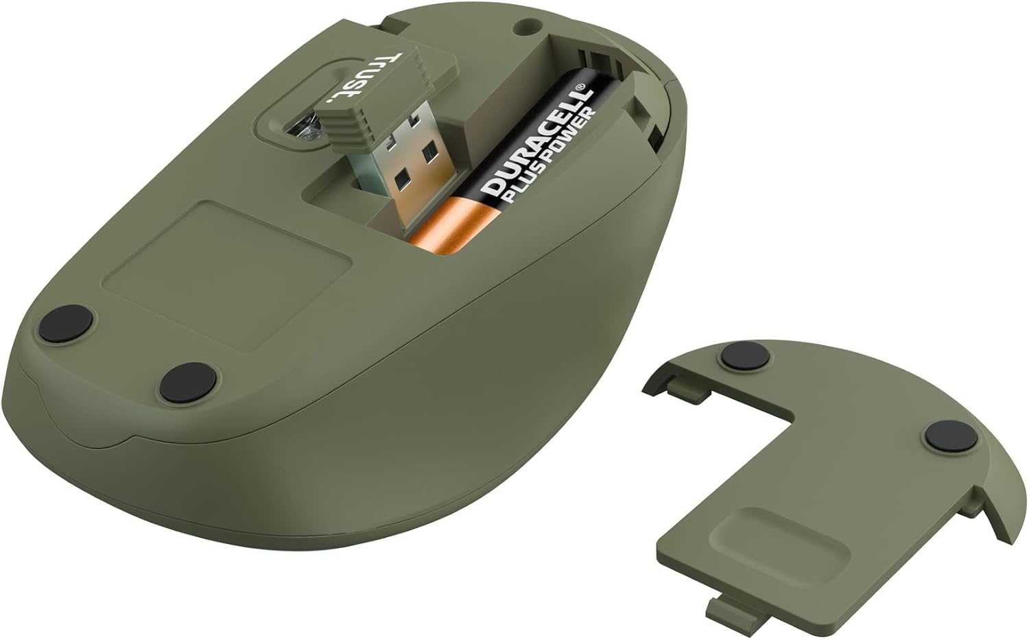Trust Yvi+ Mouse Wireless Silenzioso, Verde - immagine 12
