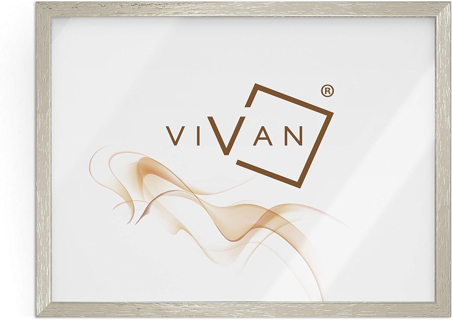 VIVAN Riquadro Cornice, Grigio (Argento), 50x70 - immagine 1