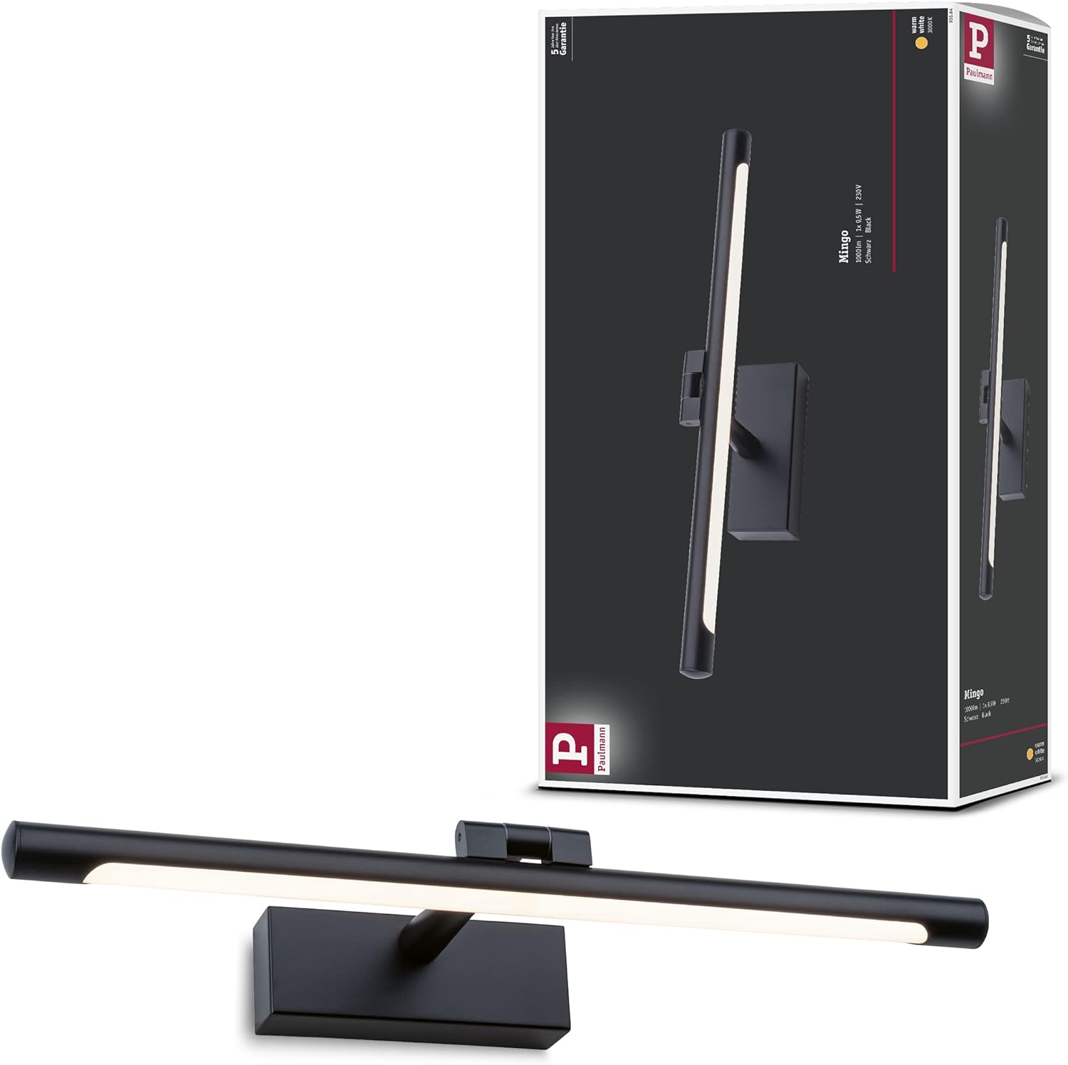 Paulmann 95564 Luce LED Mingo 400mm, Nero - immagine 1