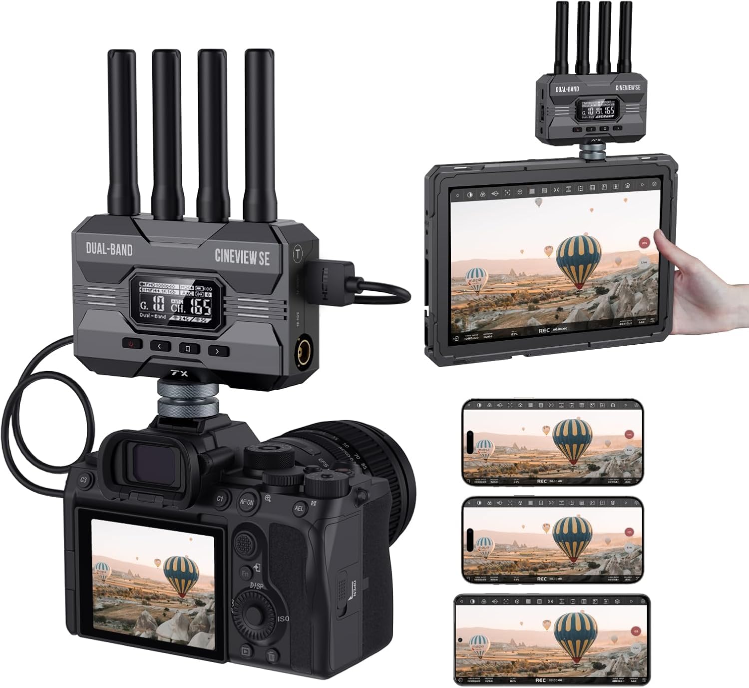 Accsoon CineView SE - Trasmettitore e Ricevitore Video Wireless
