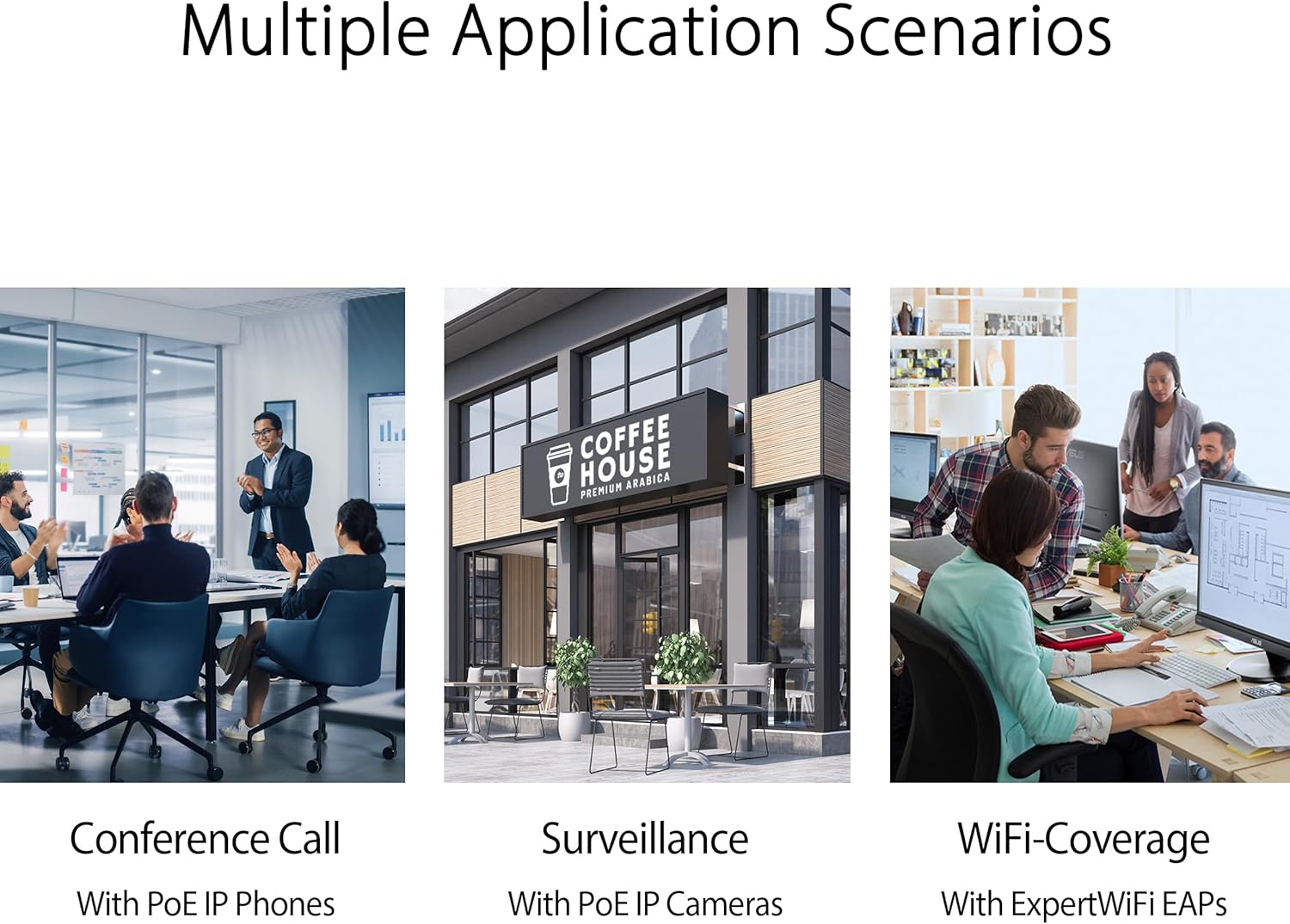 Asus ExpertWifi EBP15 - Switch PoE+ 5 Porte GbE 60W - immagine 2