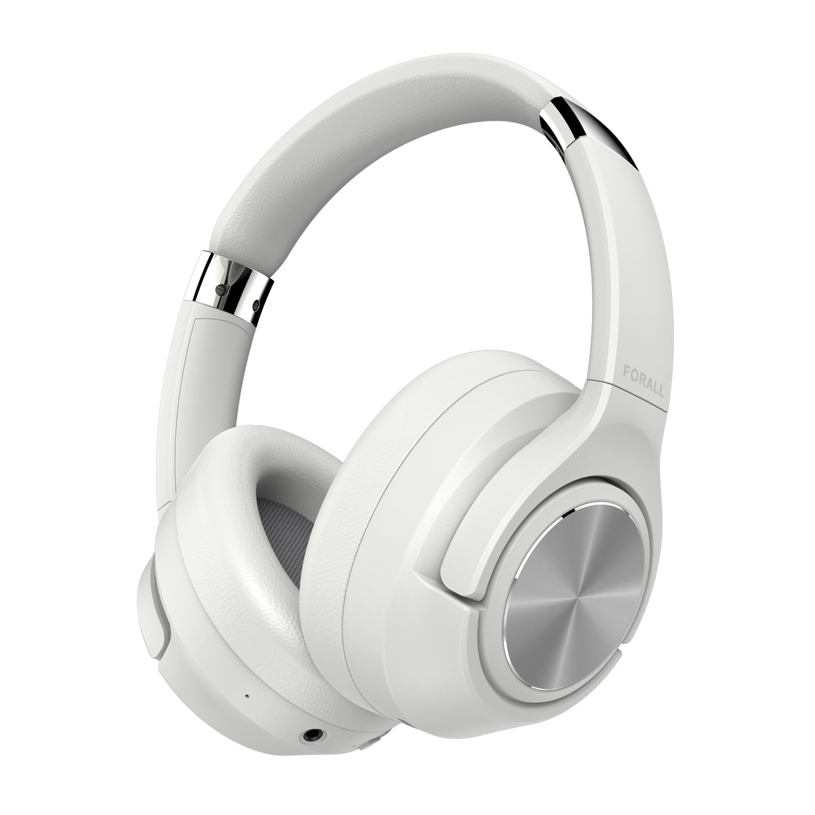 Forall U35 Cuffie Over Ear Wireless ANC 60h, Bianco