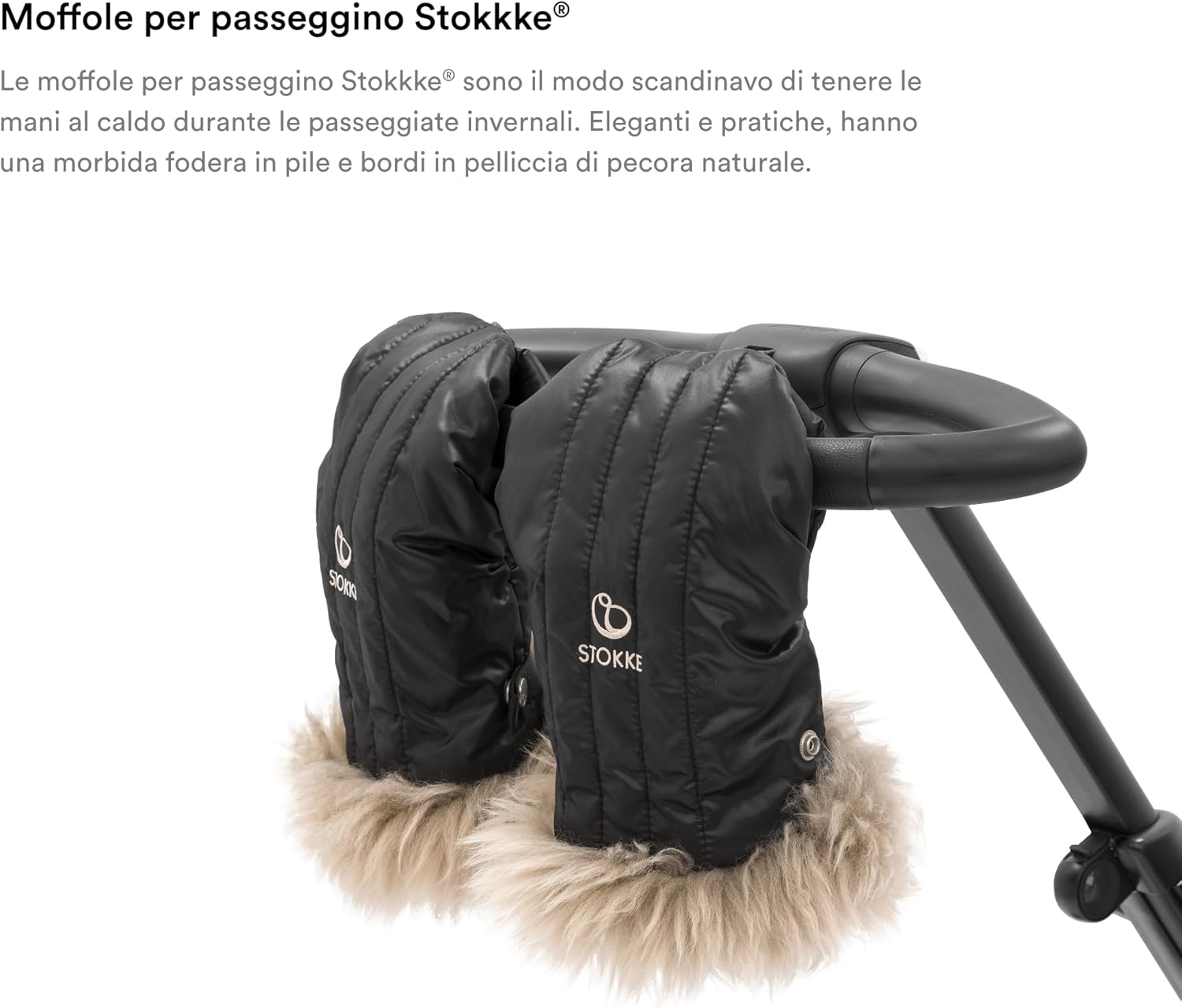 STOKKE Moffole per Passeggino - Nero Onice - immagine 3