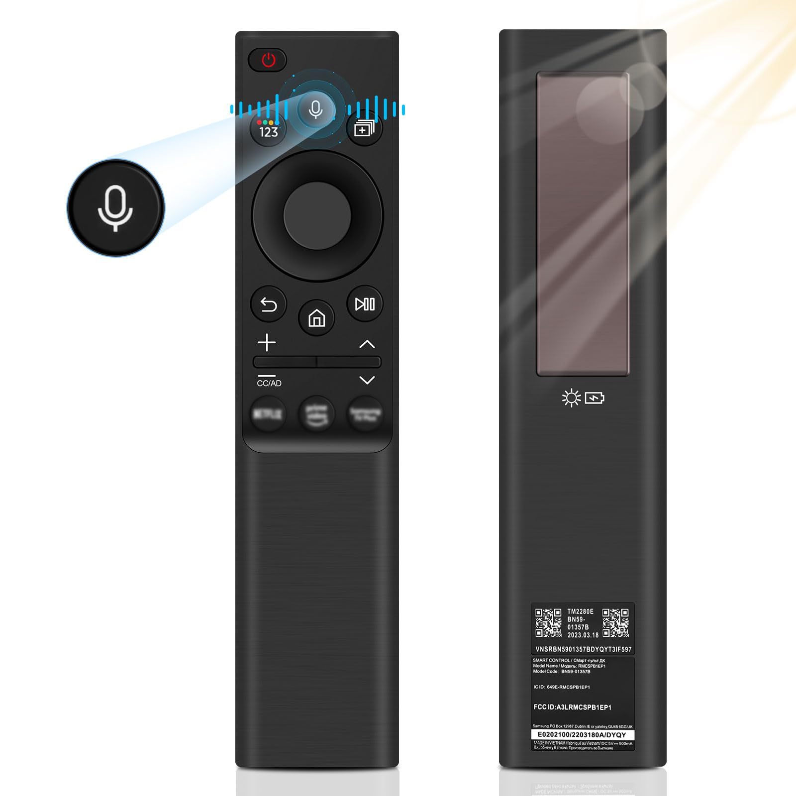 Telecomando Ricambio Samsung BN59-01357B Solare Vocale