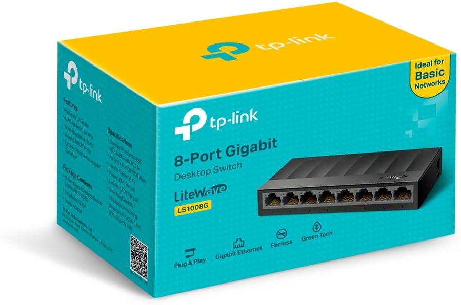 Tp-link LS1008G - Switch Desktop 8 Porte Gigabit - immagine 5