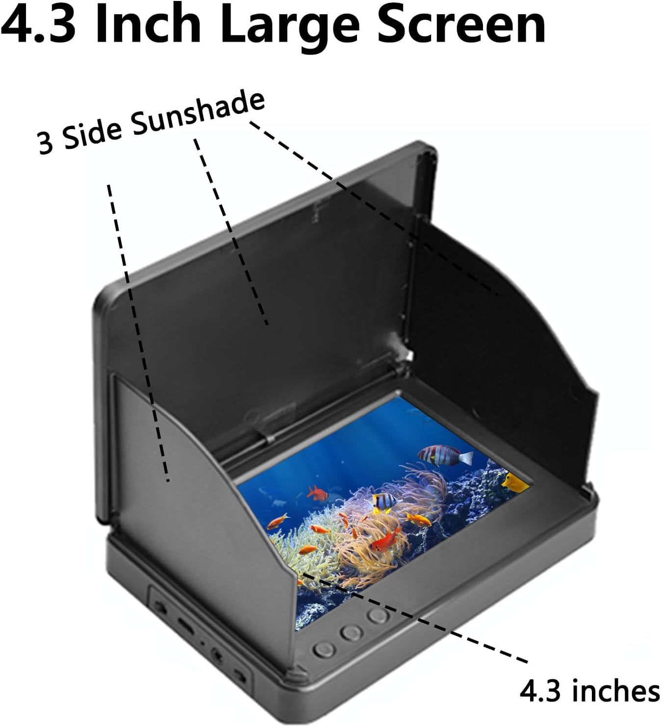 Telecamera per pesca subacquea IP67 con visione notturna - immagine 1