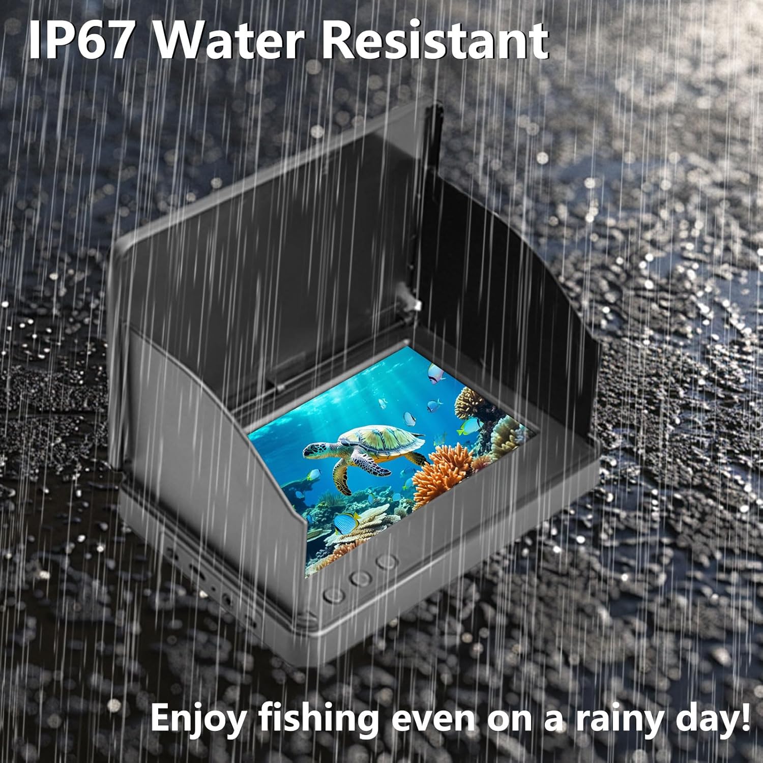 Telecamera per pesca subacquea IP67 con visione notturna - immagine 2