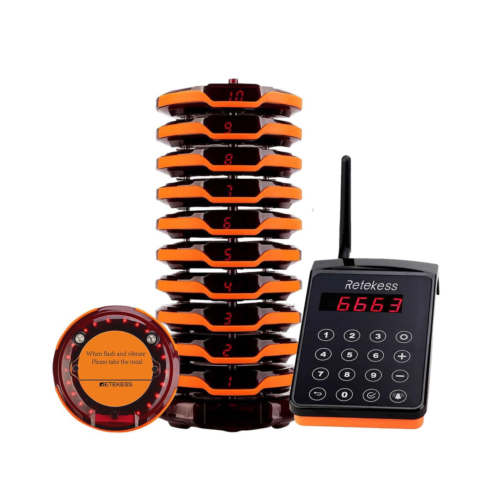 Retekess TD156 - Cercapersone Ristorante IP66 (10 Pager)