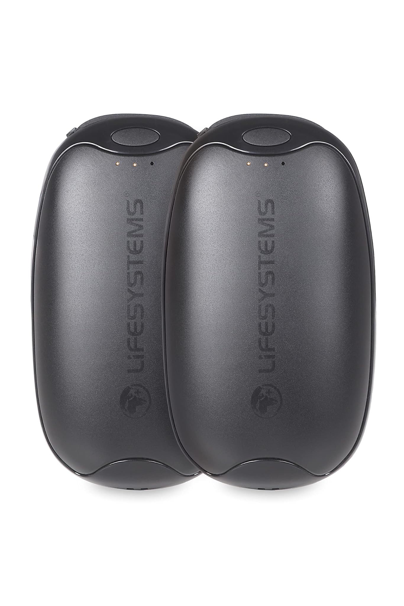 Lifesystems Scaldamani Ricaricabili Dual-Palm con Power Bank