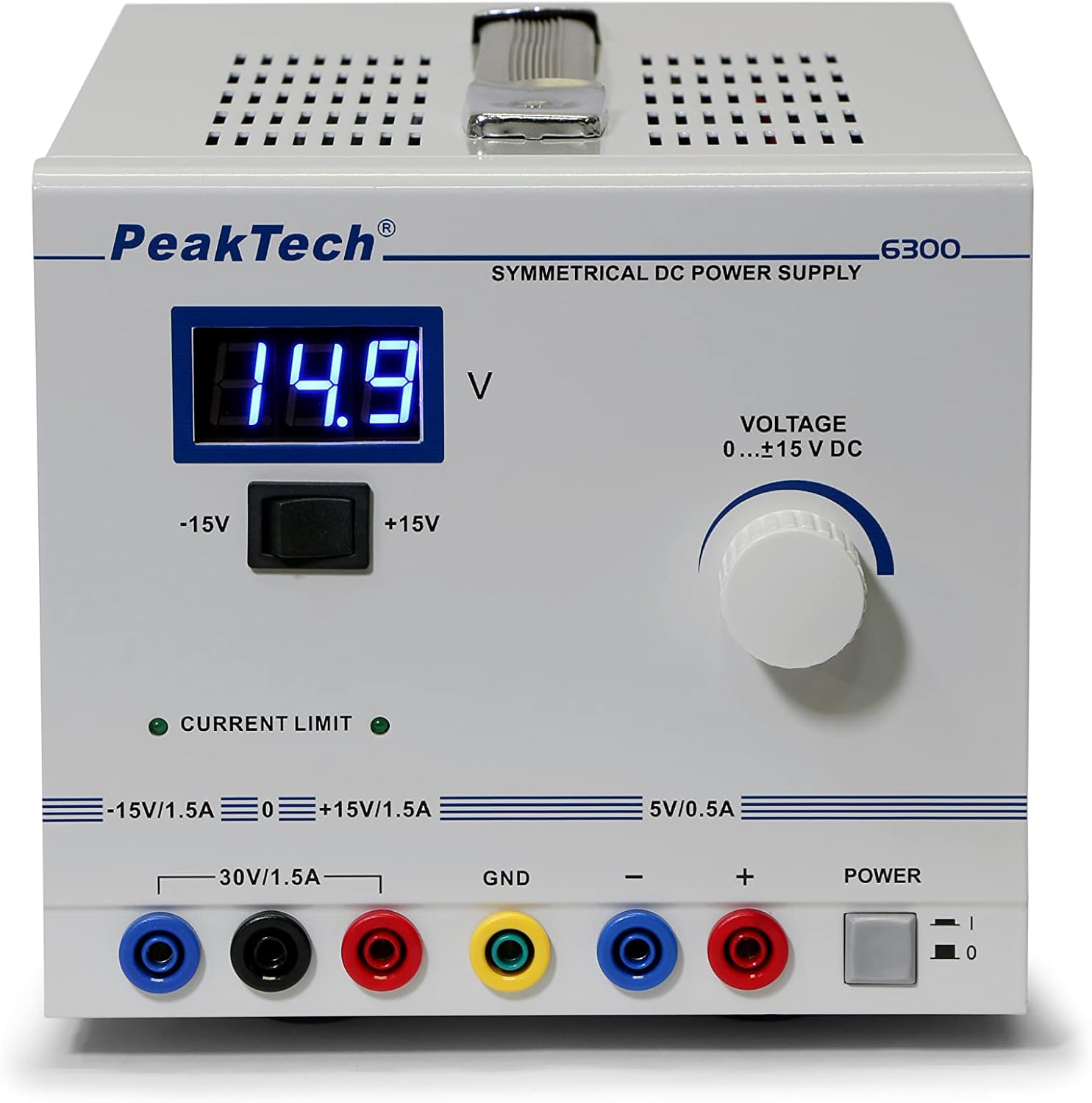 PeakTech P 6300 - Alimentatore Lineare Simmetrico - immagine 1