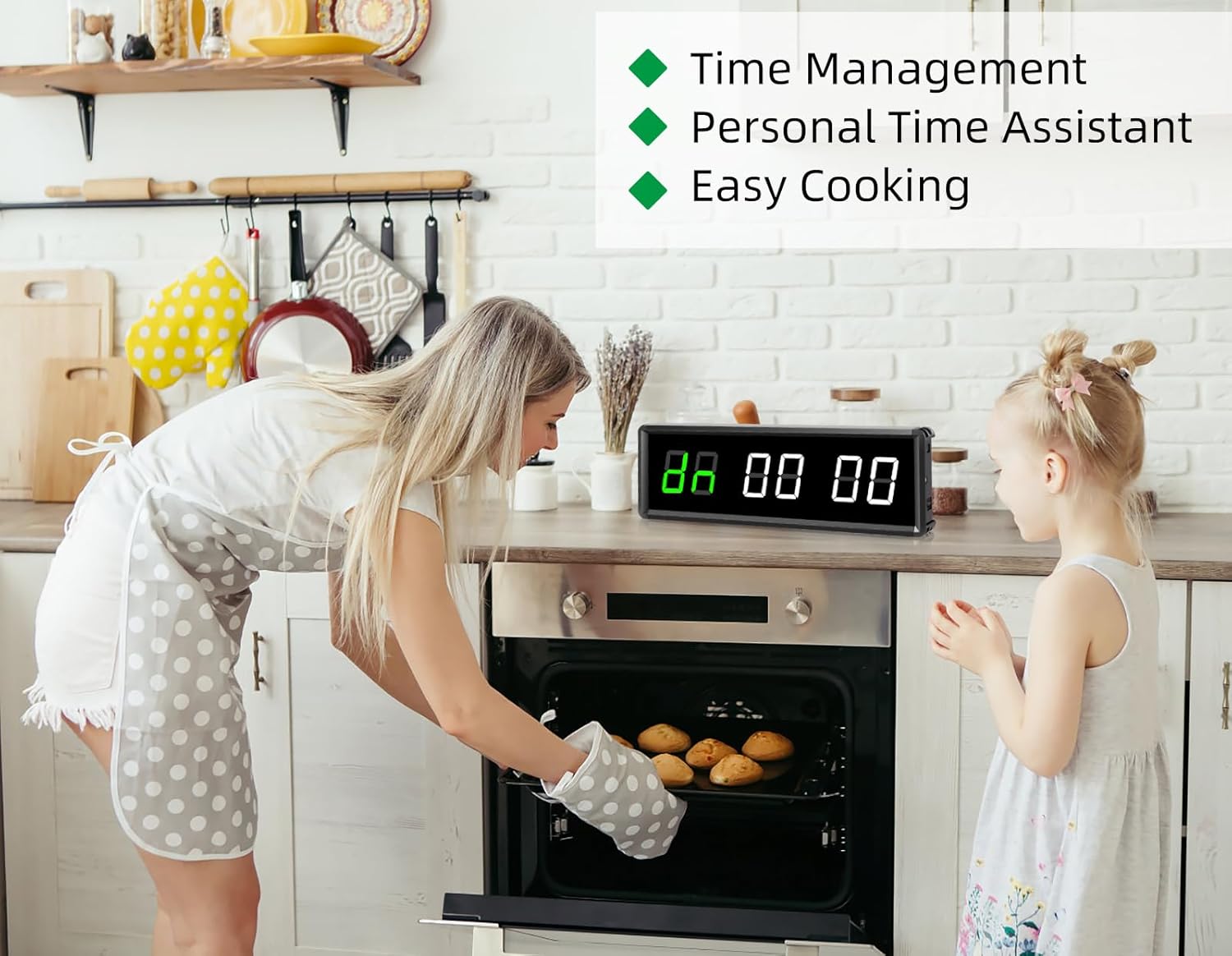 Pellor Timer Palestra Digitale LED 1.5" Programmabile - immagine 5