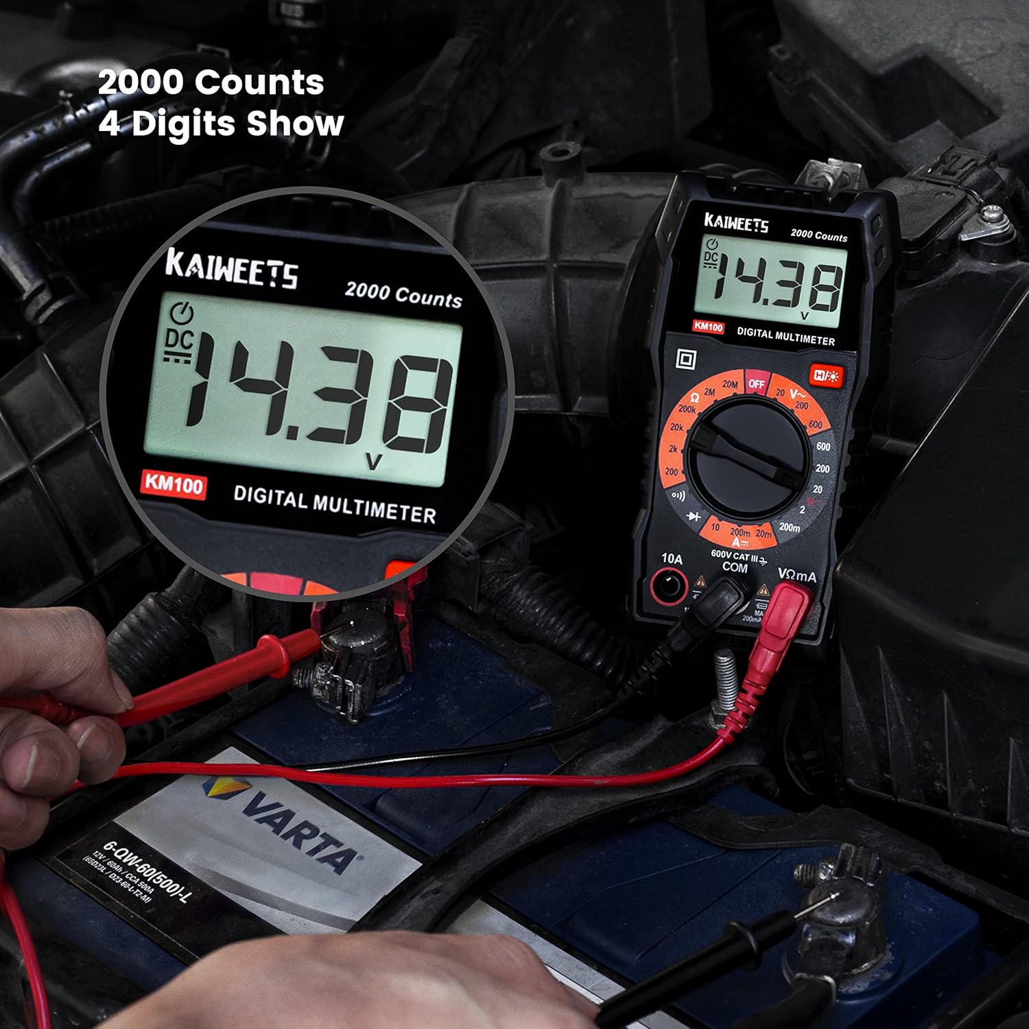 Multimetro Digitale Kaiweets Portatile MINI TRMS 2000 - immagine 5