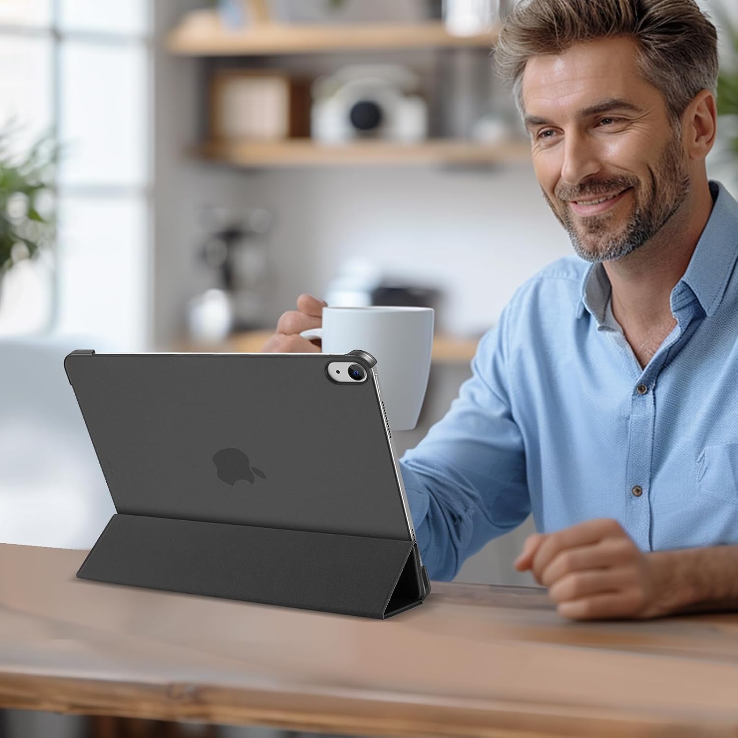 Procase Cover iPad Air 13" (M2) 2024, Nero - immagine 4