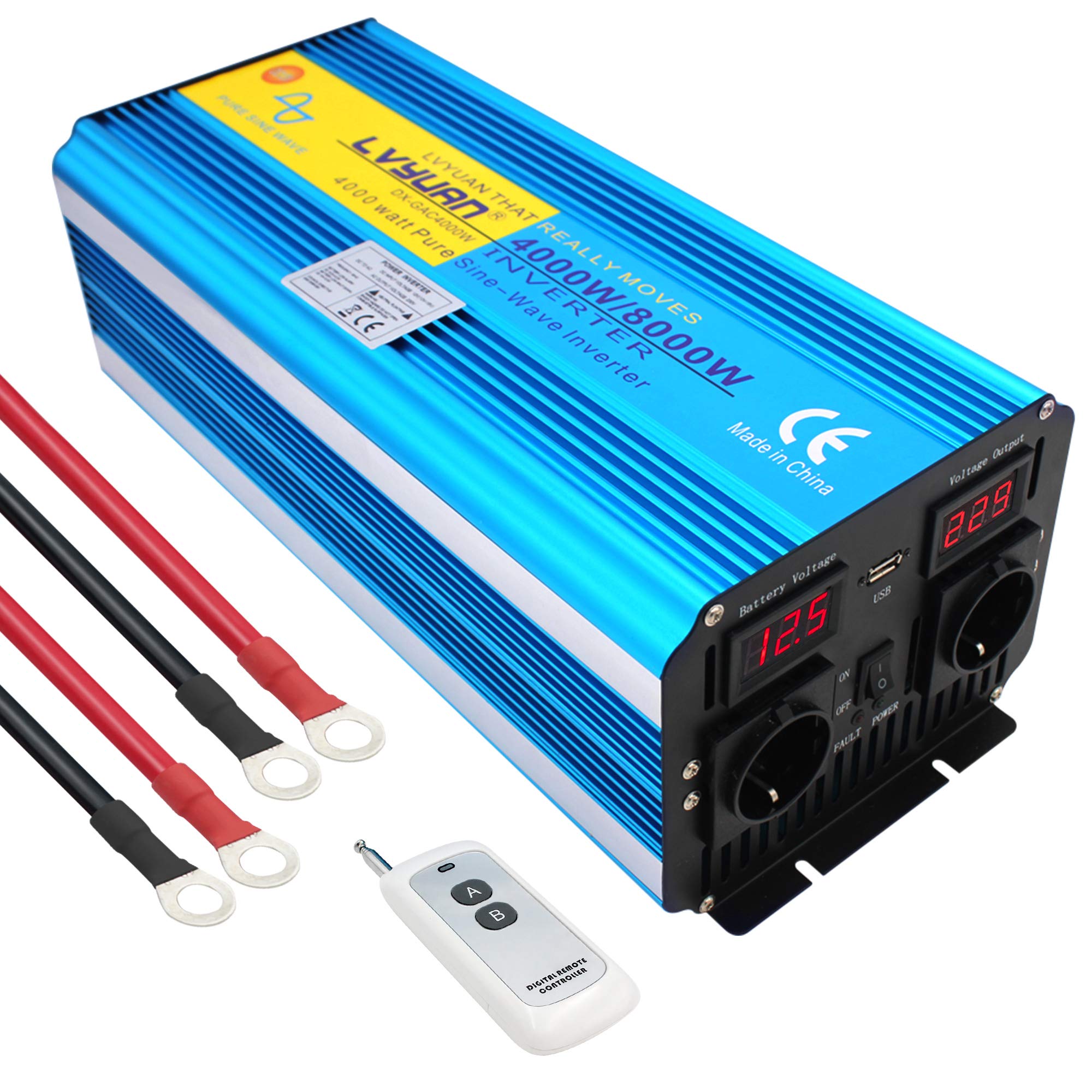 Inverter Onda Sinusoidale Pura 4000W 8000W 12V-220V