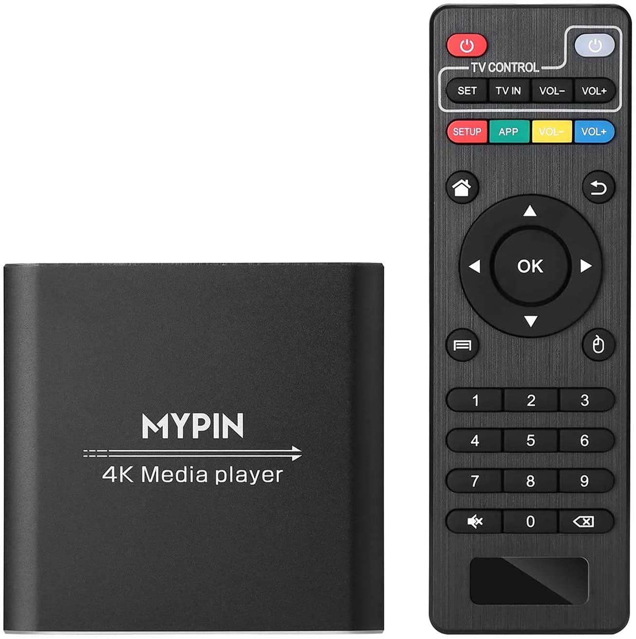 Mypin Lettore Multimediale 4K per HDD 8TB
