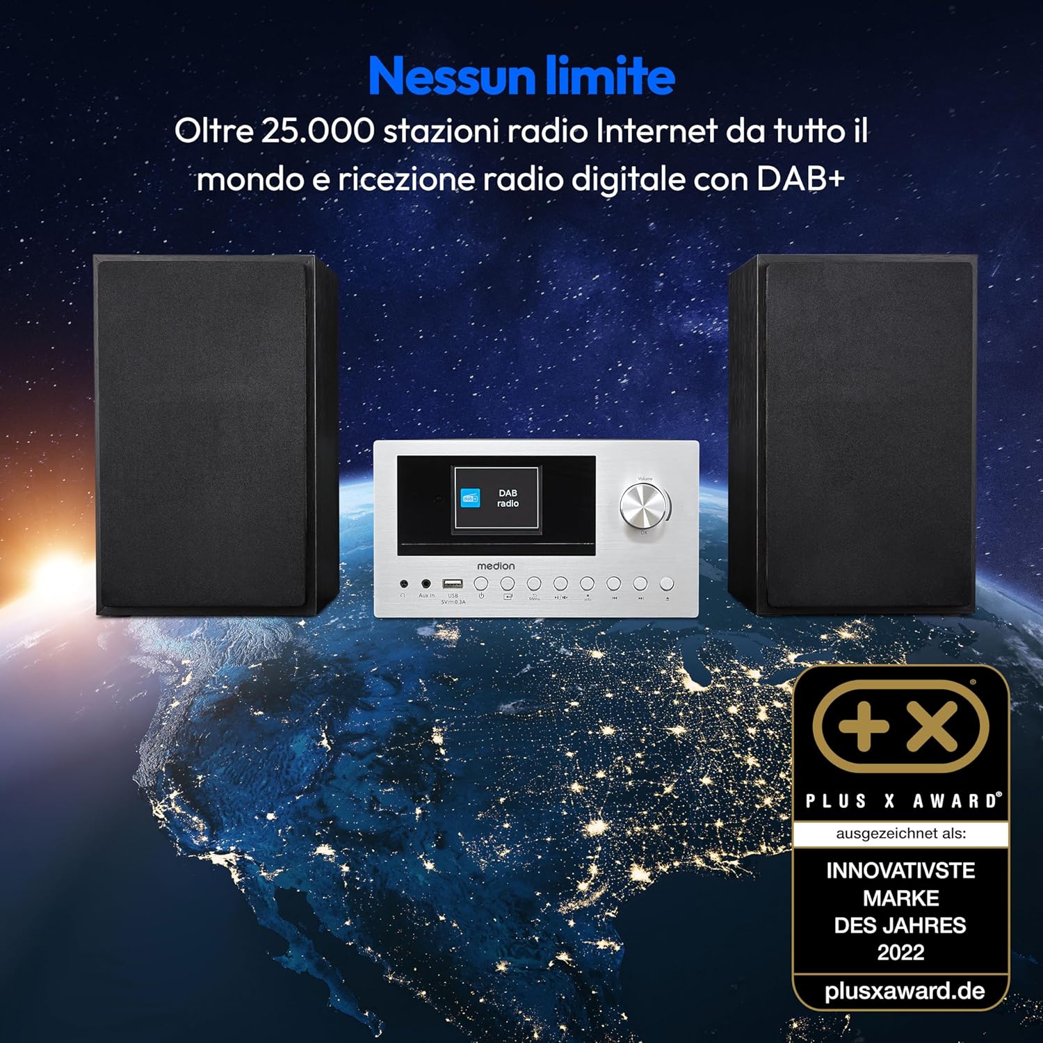 Medion Sistema Audio Micro Impianto Compatto P85003 - immagine 2