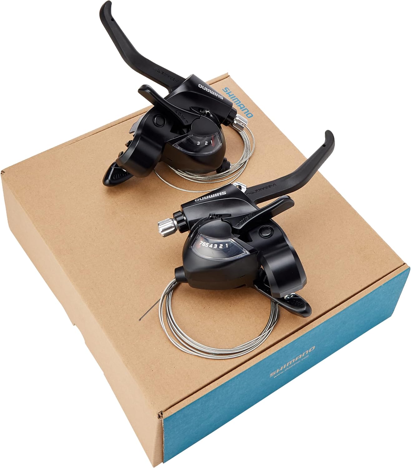 SHIMANO Coppia Comandi Cambio Freno Tourney ST-EF40 - immagine 1