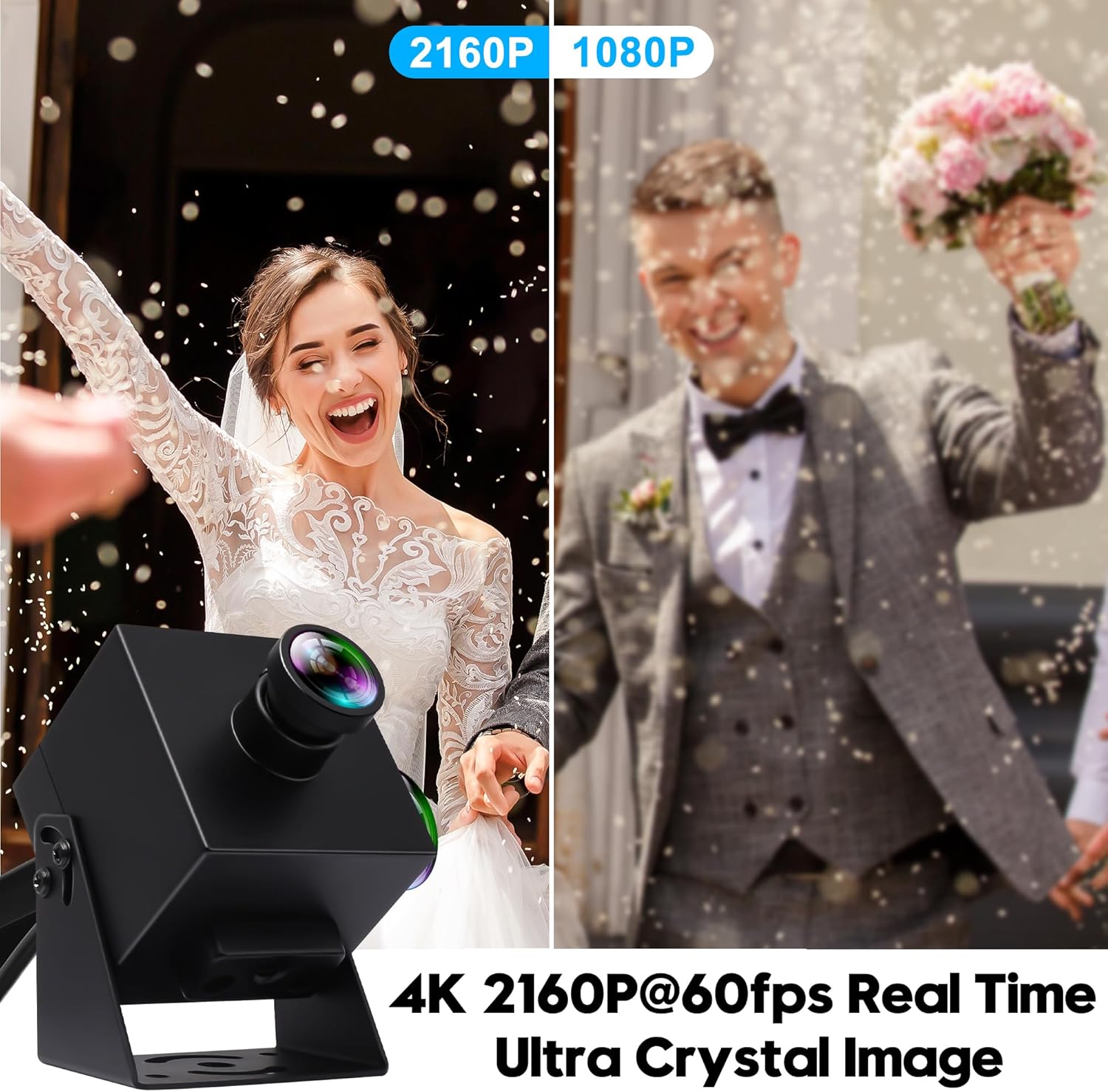 Elp Telecamera HDMI 4K 60FPS Webcam 120° - immagine 5