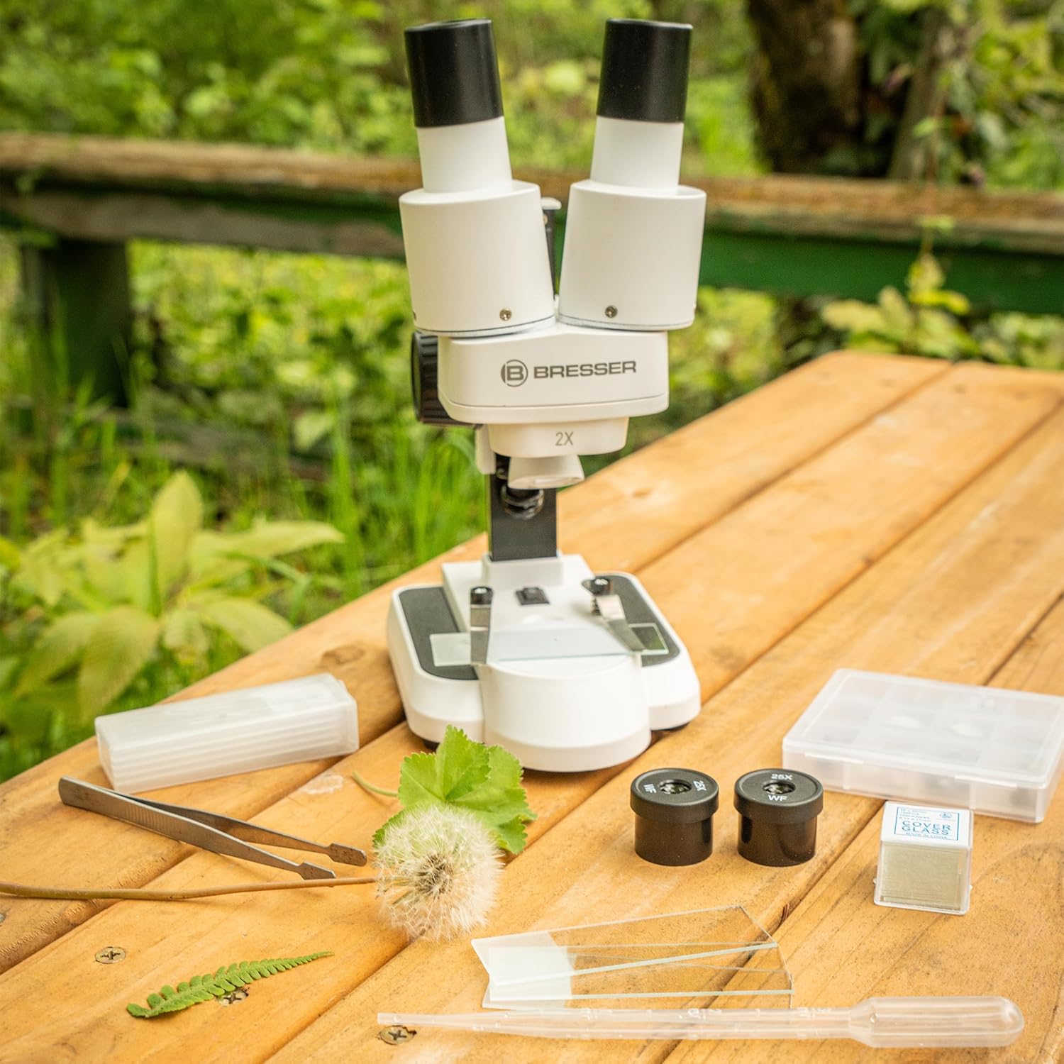 Bresser 8852001 - Microscopio a Luce Trasmessa e Incidente - immagine 2