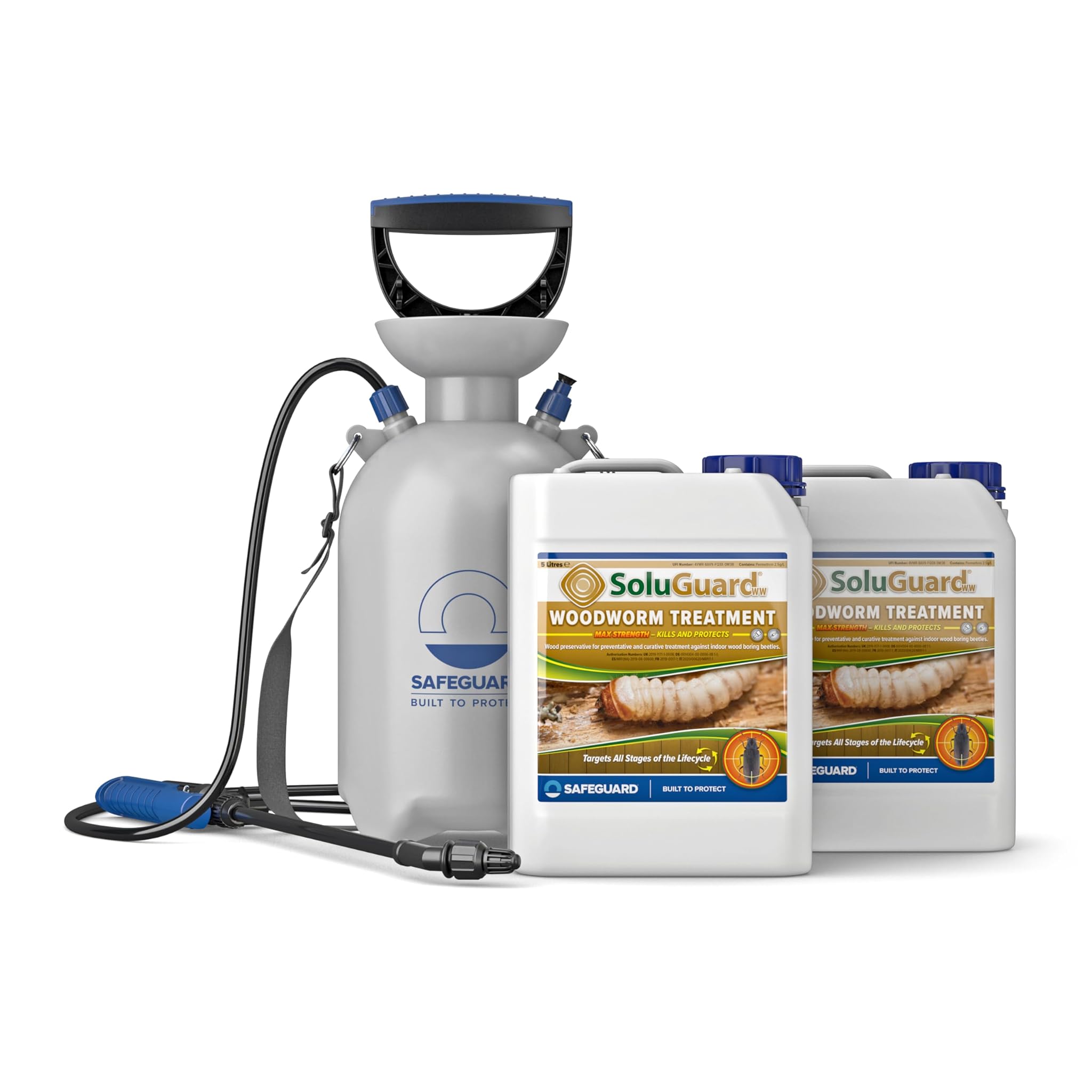 Soluguard Antitarlo 2x5L & Spruzzatore - Pronto all'uso