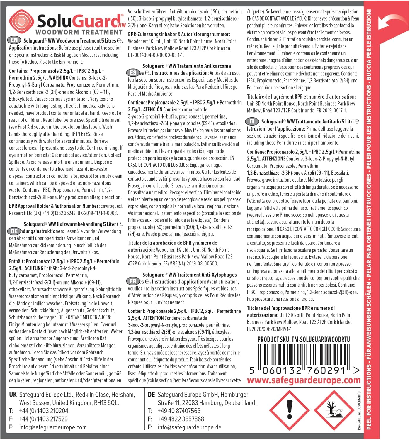 Soluguard Antitarlo 2x5L & Spruzzatore - Pronto all'uso - immagine 2
