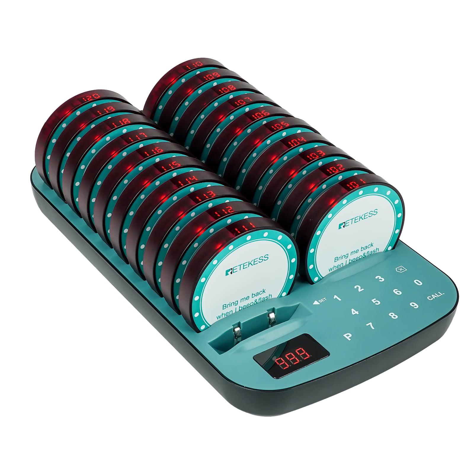 Retekess TD167A Cercapersone Ristorante 500M 20 Pager