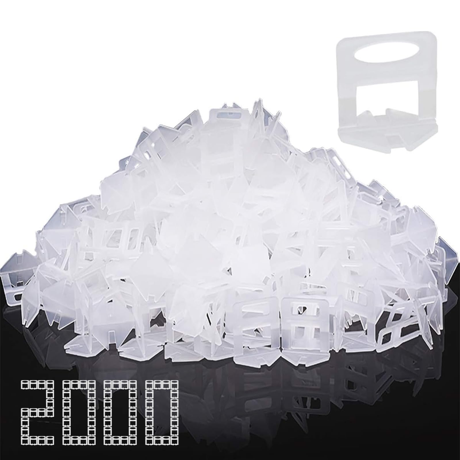 2000 Linguette Sistema Livellamento Piastrelle 1,5mm