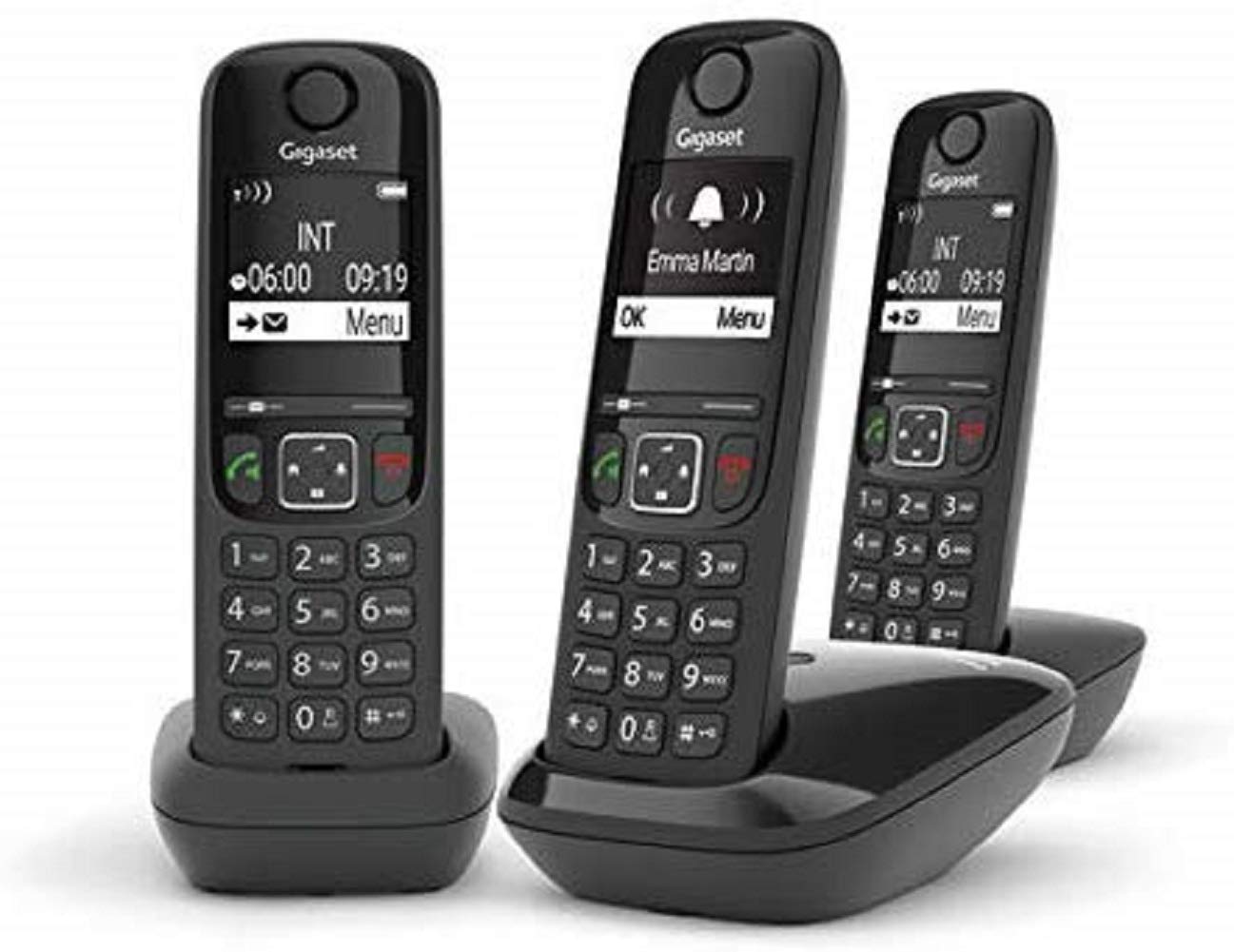 Gigaset AS690A Trio - Telefoni DECT Wireless con Segreteria