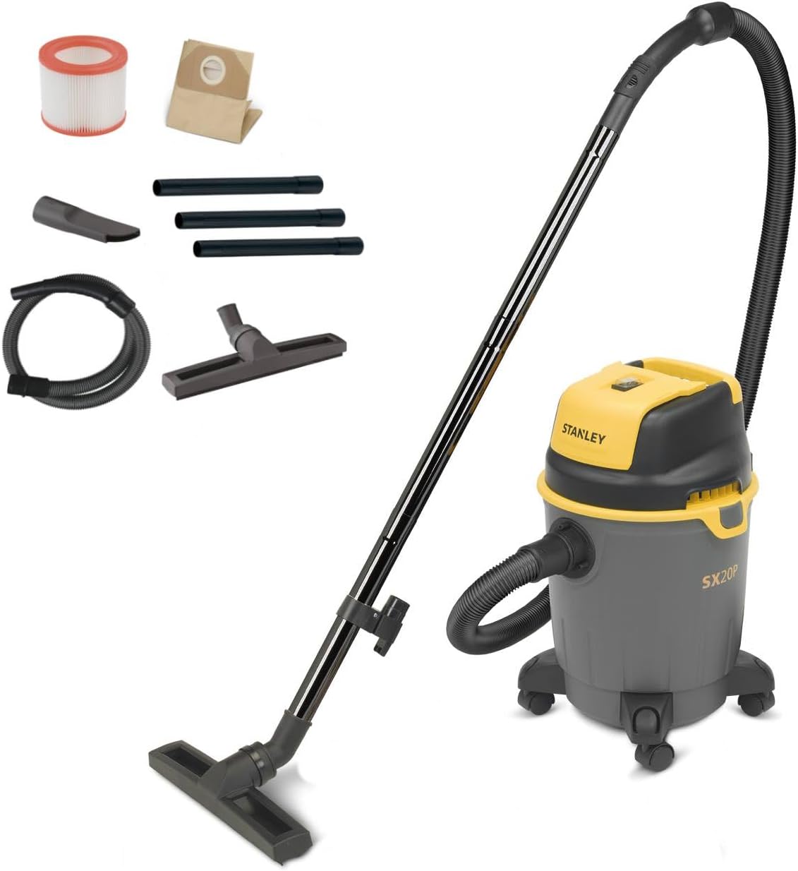 STANLEY Aspiratore Solidi e Liquidi SXVC20PE (1200 W, 20 l) - immagine 1
