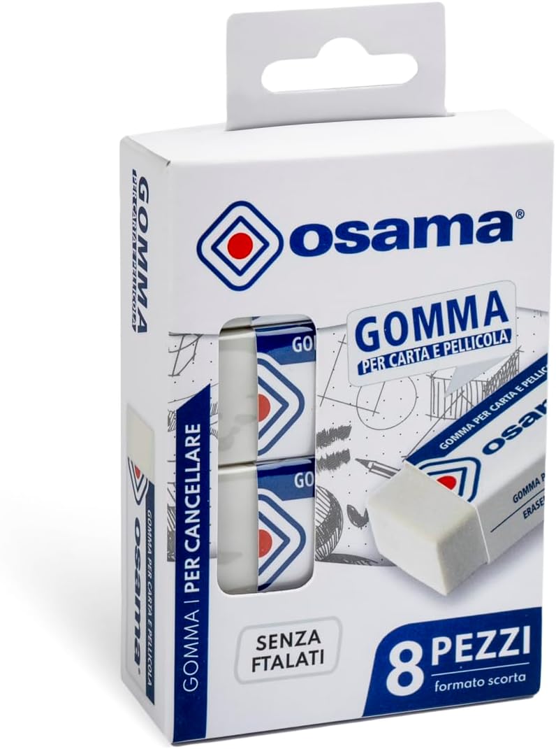 Osama - Gomme da Cancellare Set da 8 Pezzi