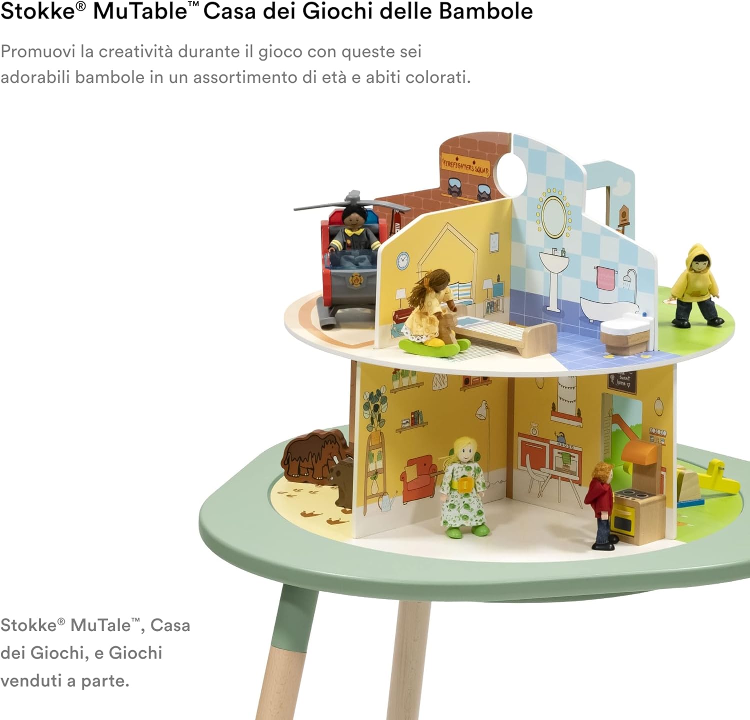 Stokke MuTable Set Bambole by Hape Toys - Versione 2023 - immagine 3