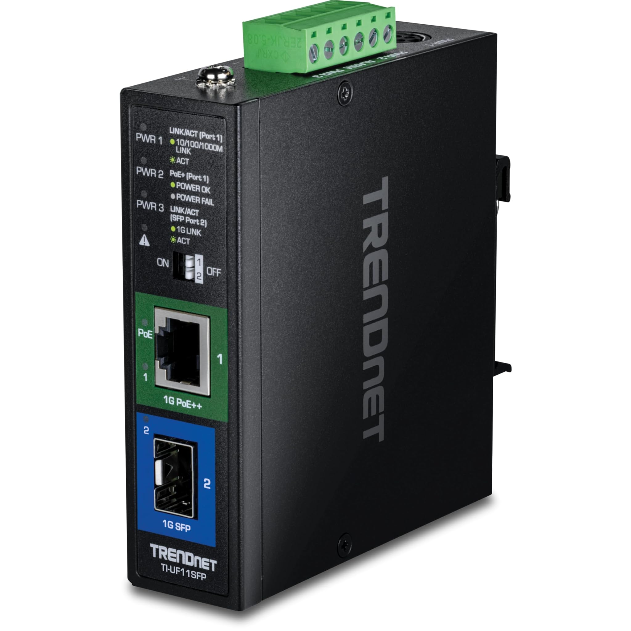 Trendnet TI-UF11SFP convertitore multimediale di rete 1000 Mbit/s Interno Nero