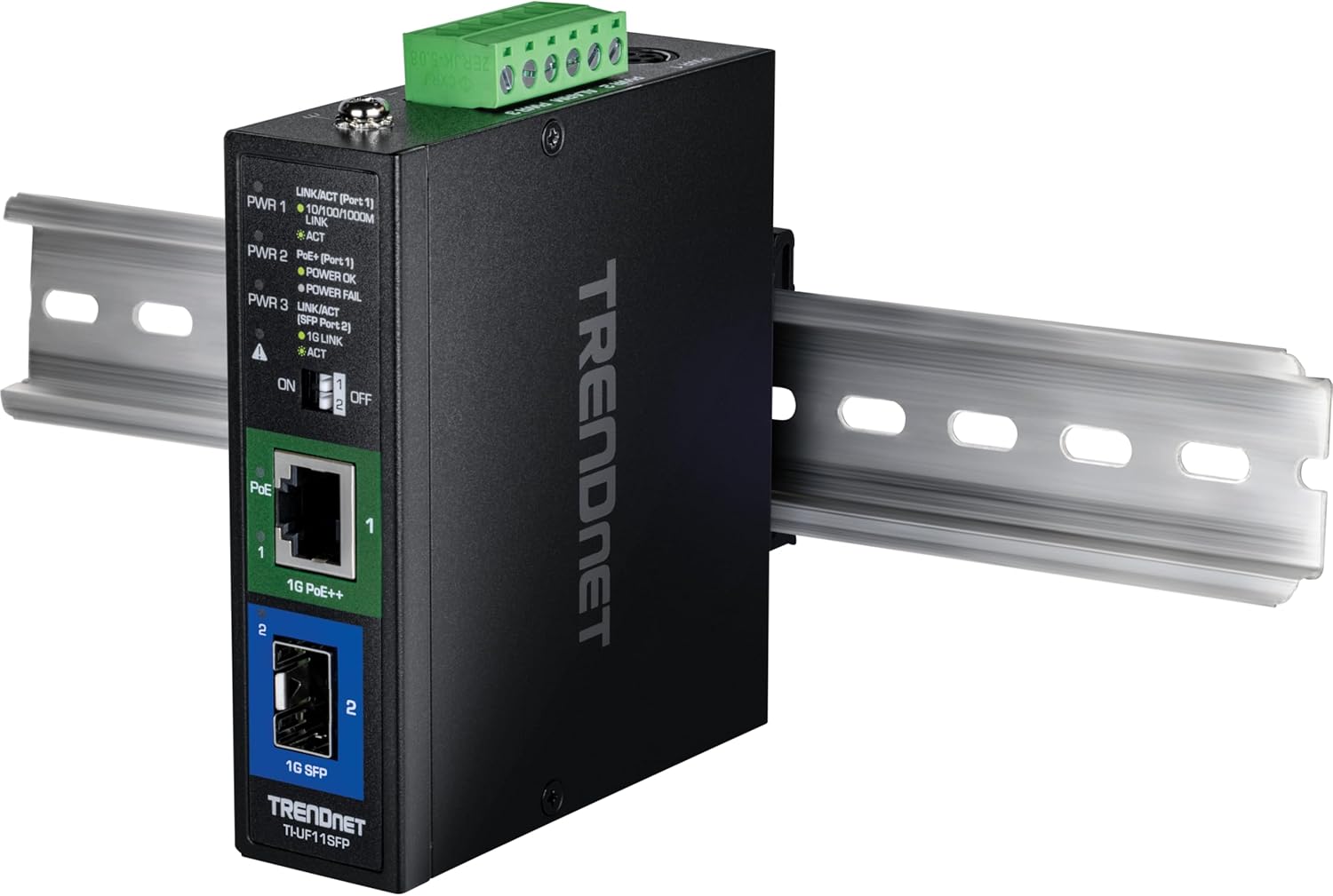 Trendnet TI-UF11SFP convertitore multimediale di rete 1000 Mbit/s Interno Nero - immagine 5
