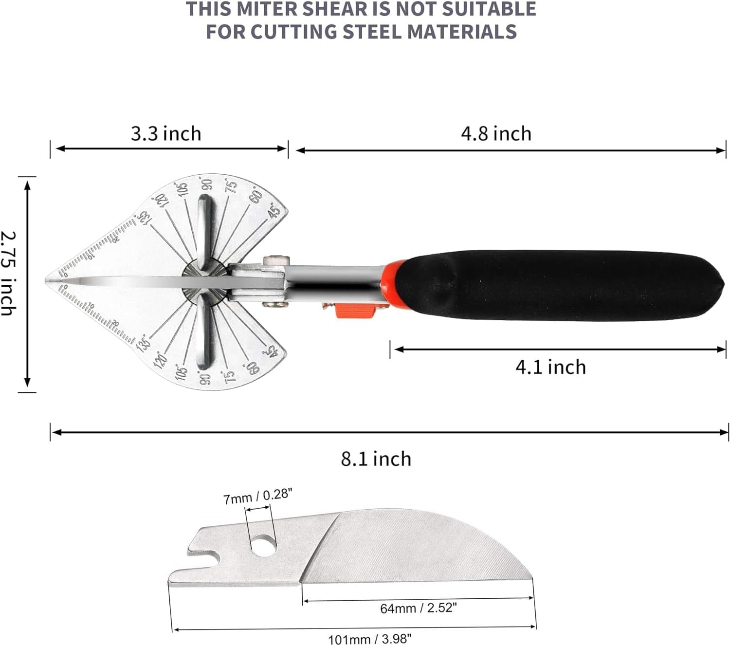 Flora Guard Forbici per Tagli Obliqui 45-135 Gradi - immagine 2