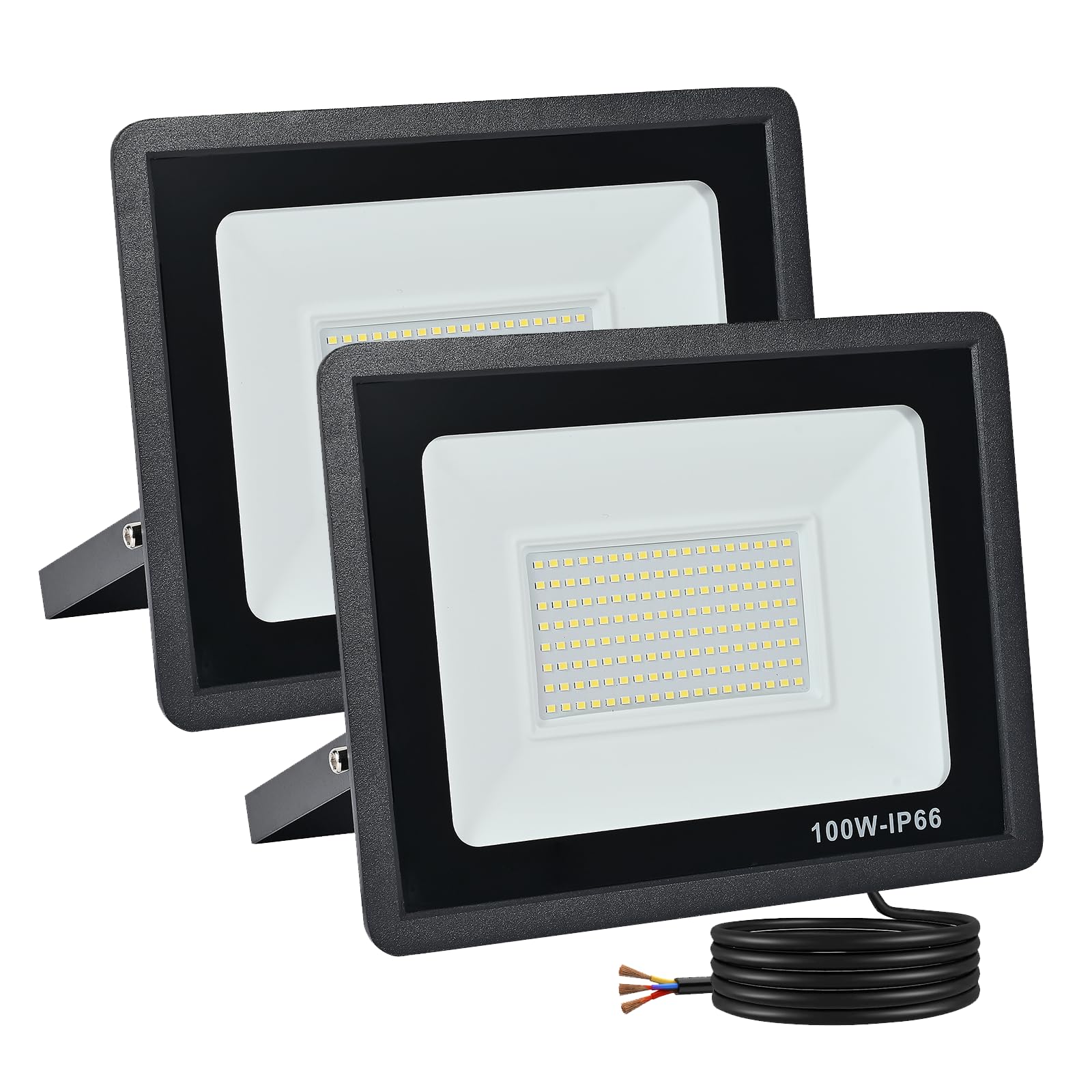 Treoir Faretto LED da Esterno 100W 10000LM (2 Pezzi)