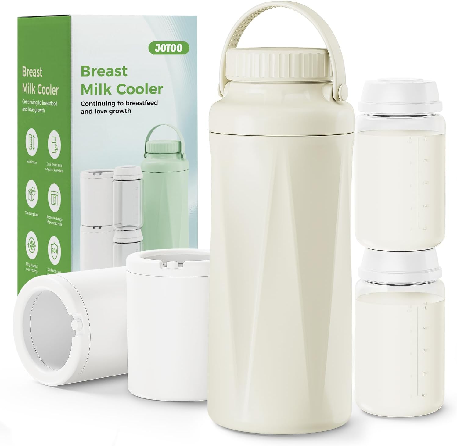 Porta Latte Materno Refrigerato 650ml Senza BPA - immagine 1