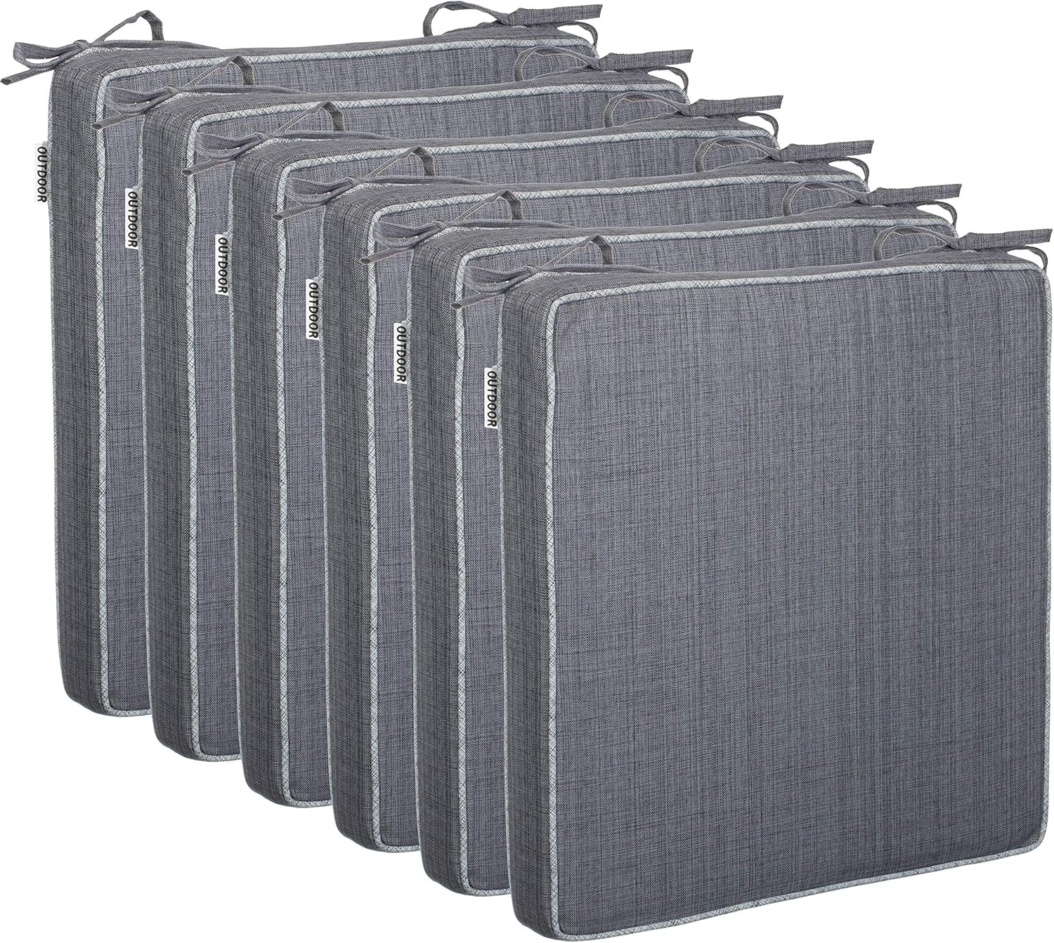 Brandsseller Cuscino da Giardino Effetto Lino 40x40x4cm - immagine 2