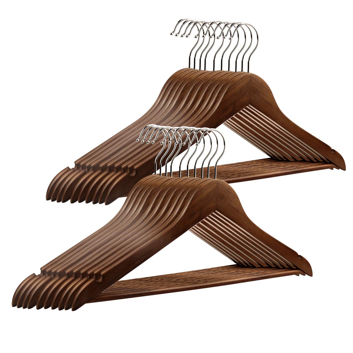 Grucce in Legno Massello (20 pz) con scanalature