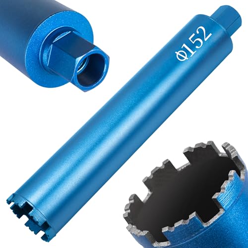 Corona Diamantata Carotaggio Ø152mm, Lunghezza 400 mm