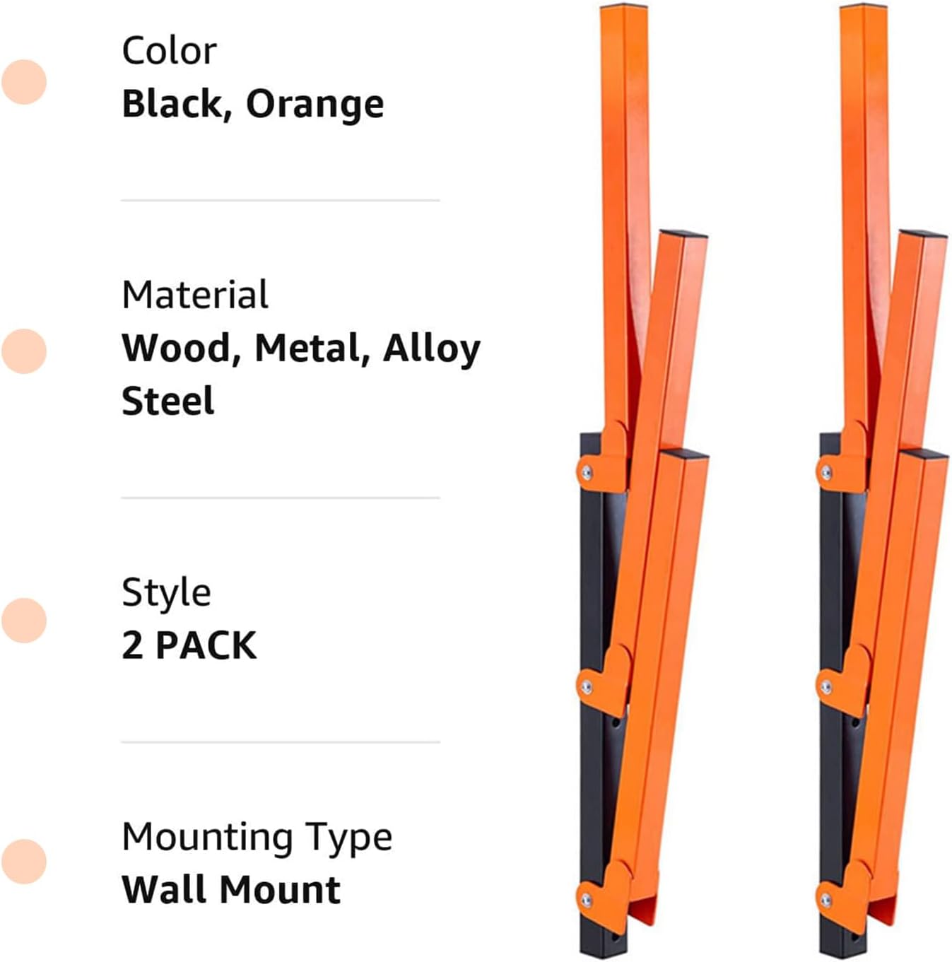 Organizzatore da Parete in Legno e Metallo a 3 Livelli - immagine 6