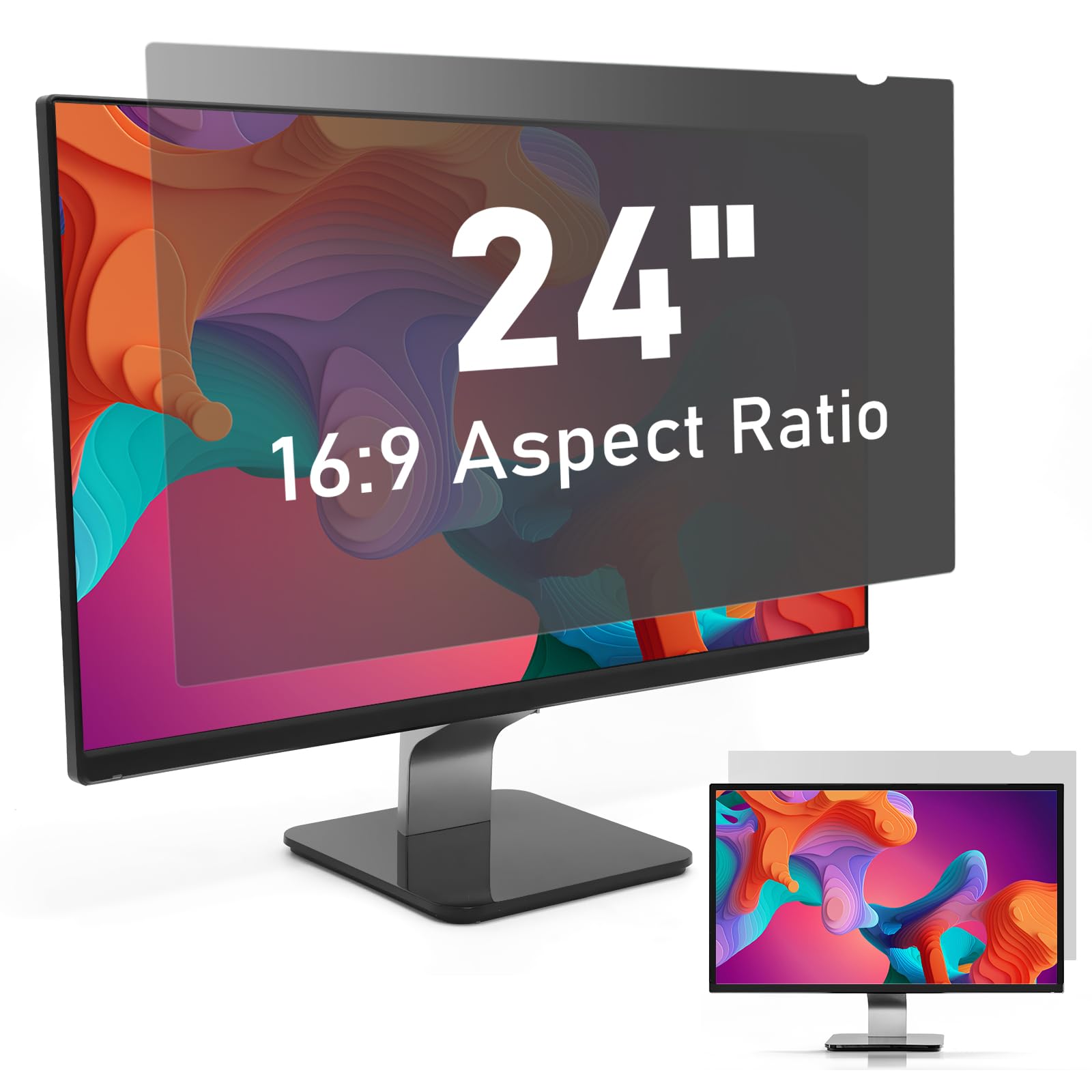 Soppy Filtro Privacy per Monitor 24" Widescreen 16:9