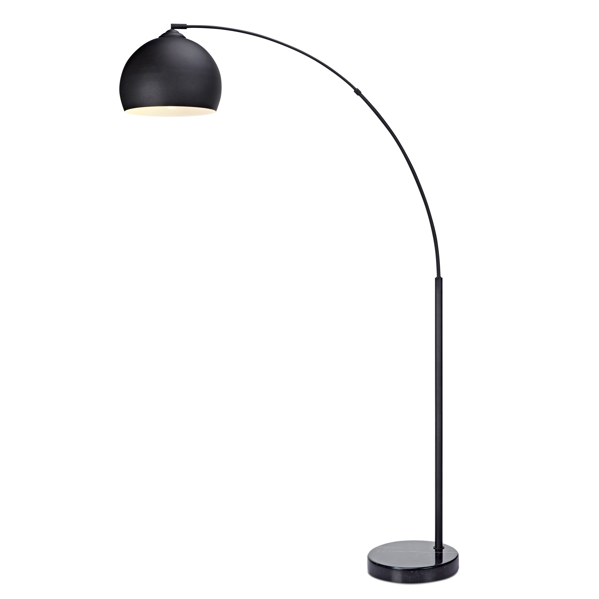 Versanora Arquer Arc Lampada da Pavimento 50W, Nero