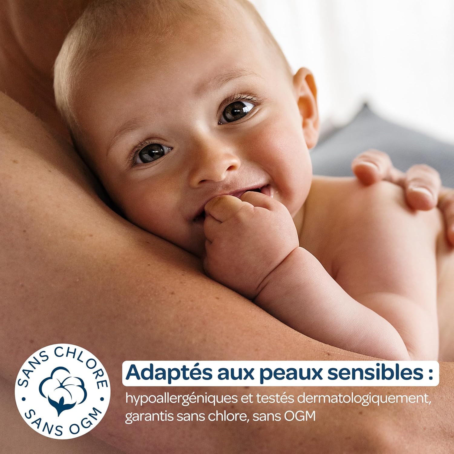 Biolane Set 12 Maxi-Quadrati Cotone Bio per Bambino - immagine 5