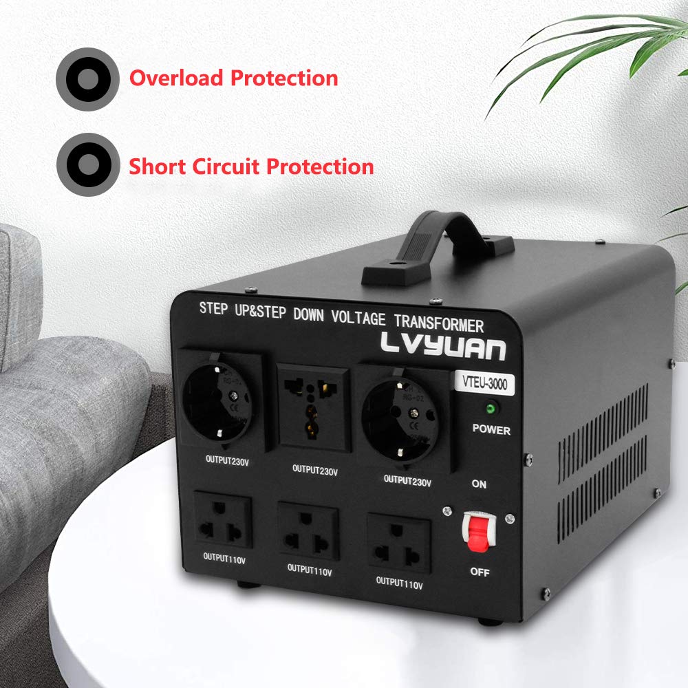 Cantonape Trasformatore 3000W - Convertitore 220V/110V - immagine 2