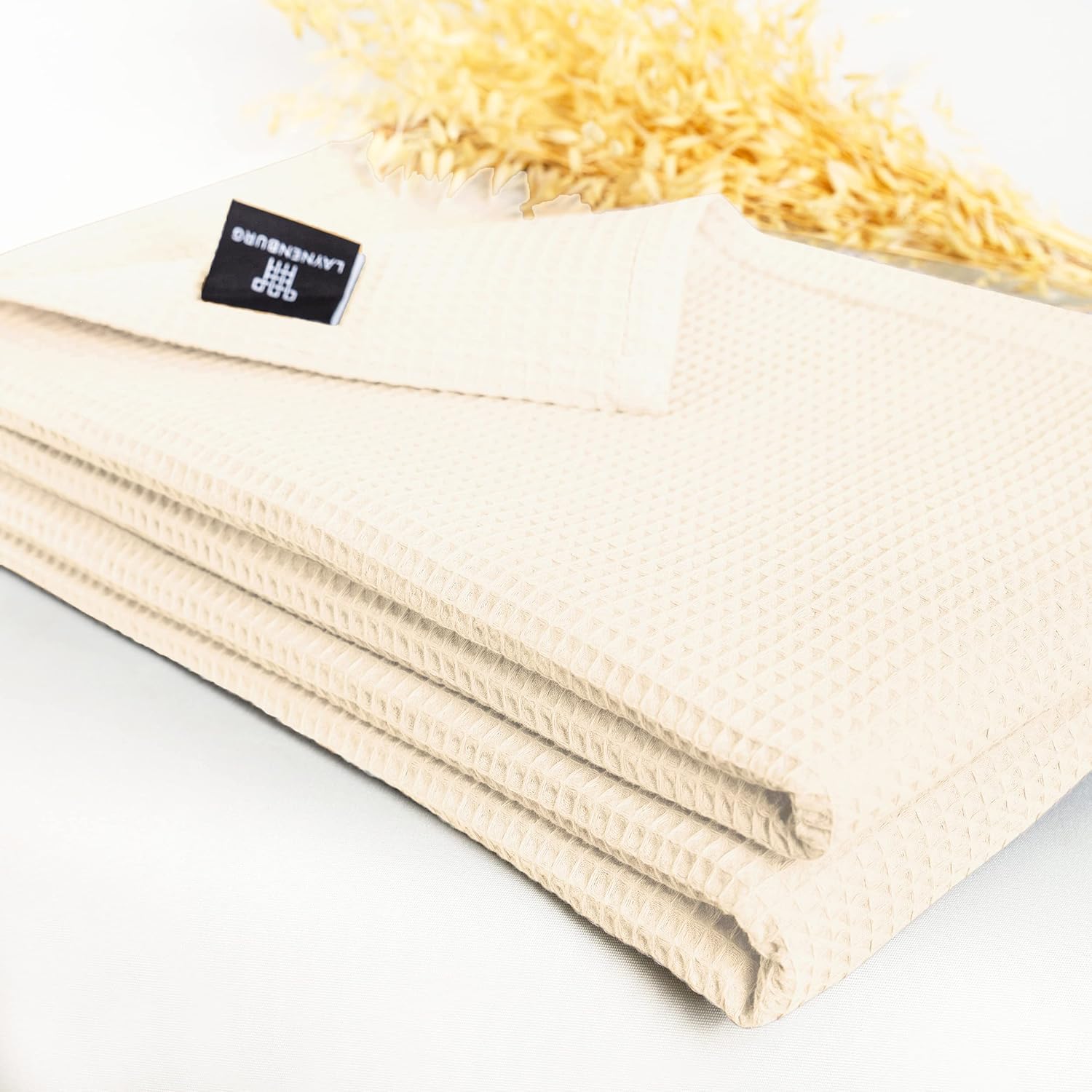 Copriletto Waffle Pique 100% Cotone 180 x 200 cm - immagine 6