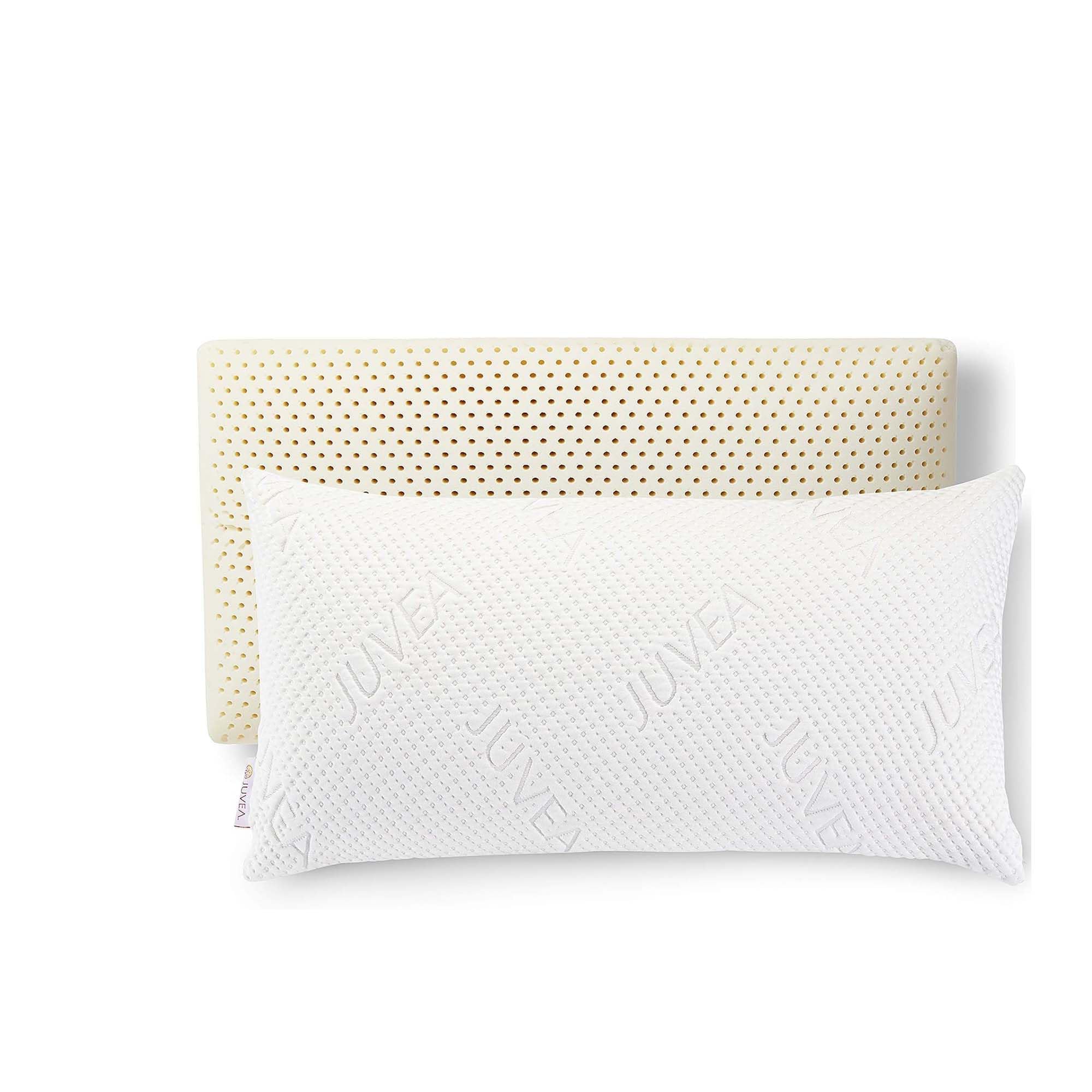 Juvea Cuscino Letto Basso Profilo in Lattice Naturale Talalay