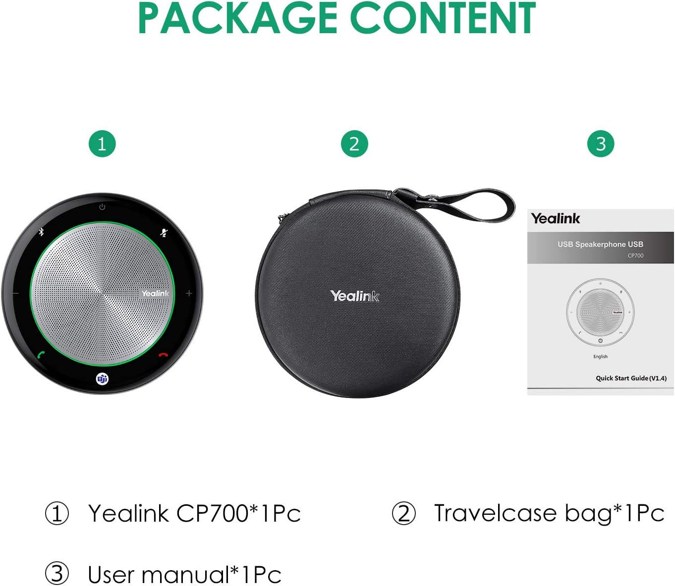 Yealink CP700 - Microfono Bluetooth per Conferenze - immagine 7