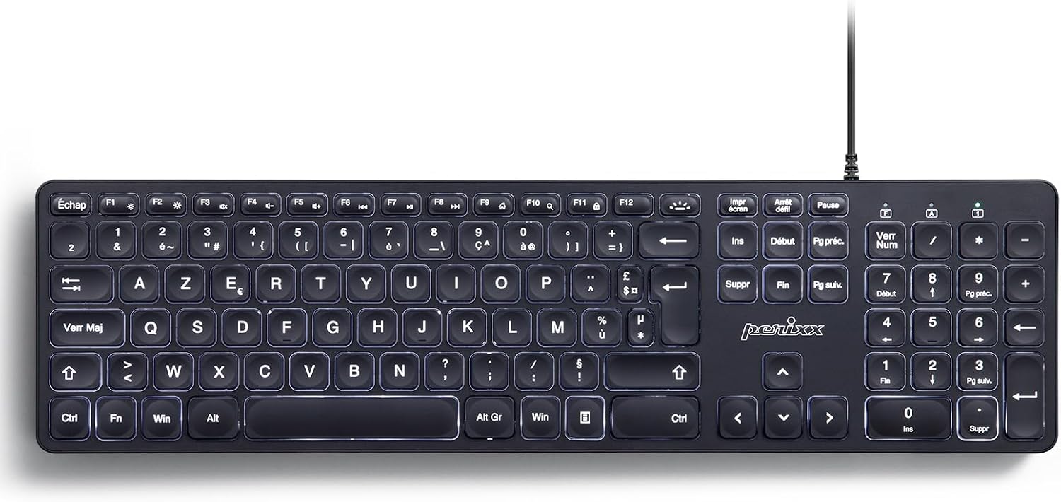 Perixx PERIBOARD-331 Tastiera Cablata USB Full Size - immagine 1