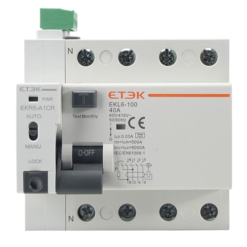 Differenziale Auto Riarmabile Trifase 40A 30mA