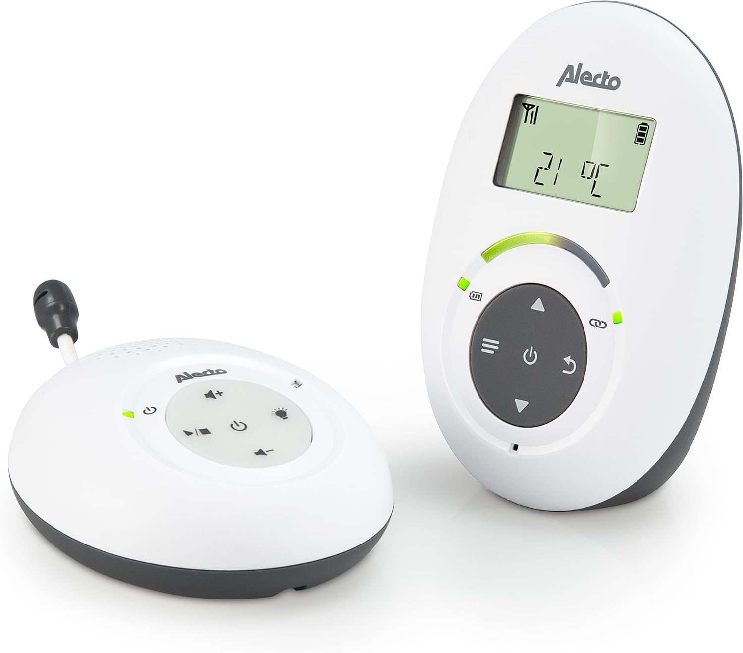Alecto DBX-125 Babyphone Audio DECT, Bianco/Antracite - immagine 4